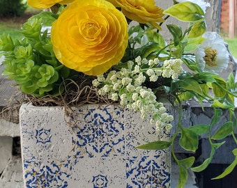 Faux Floral Arrangement