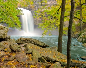 Nature Photography, Ouachita Mountains, Cedar Falls, Petit Jean State Park, Arkansas, Autumn, Fall Color