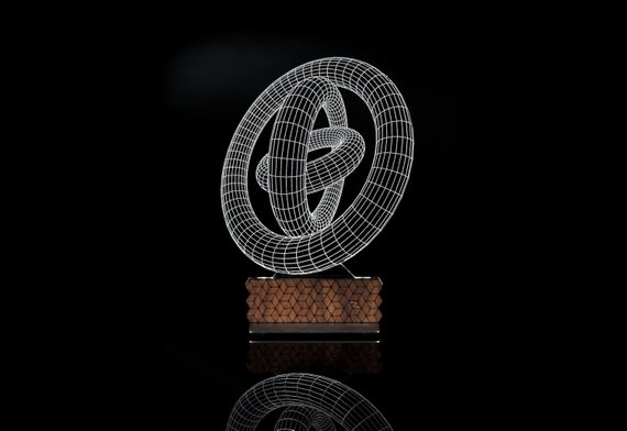3d acrylic led illusion table lamp