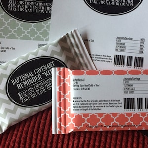 LDS Baptism Kit Kat Wrappers- INSTANT DOWNLOAD -Candy Bar Wrappers – Printable Instant Download