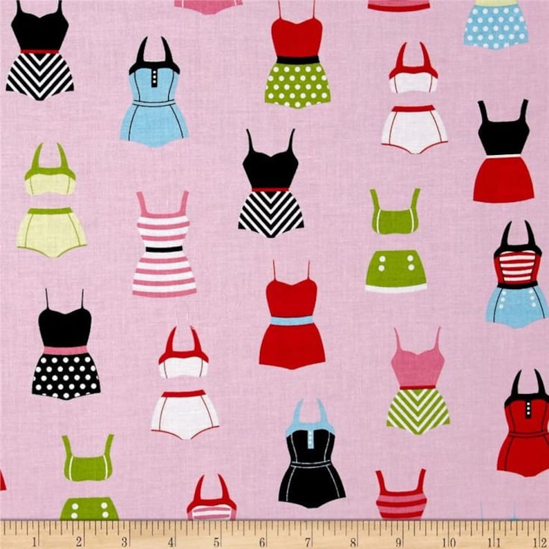 DESIGNER NOVELTY by Samantha Walker Fabric Bathing Suits in Pink Riley