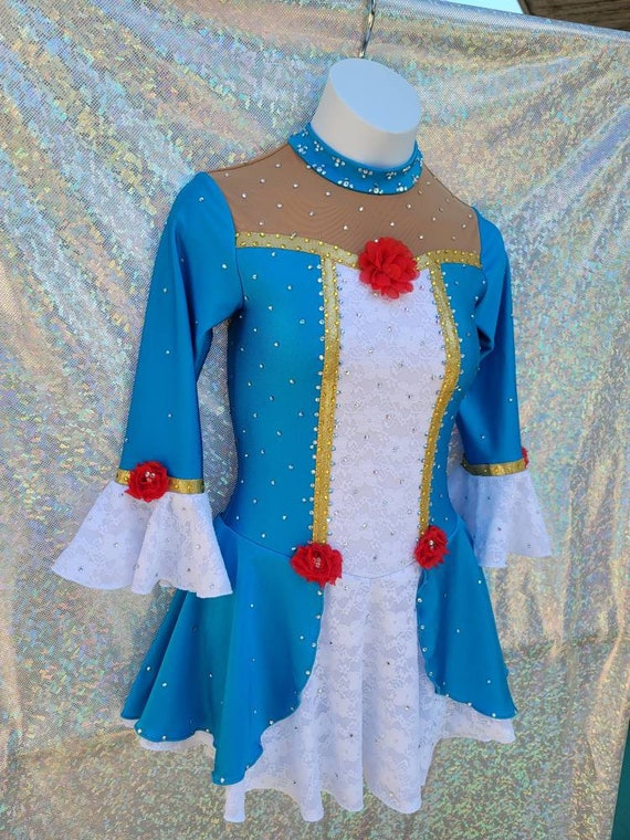 Style 8807 - Princess Ice Skating Dress with Bling!! Any Color