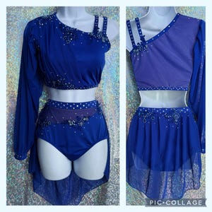 style 2301 - Lyrical Dance Costume with BLING!! ANY COLOR!!