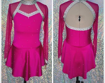 style 2415 - Child’s Ice Skating Dress with BLING!!
