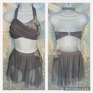style 8817 - Lyrical Dance Costume with BLING!! ANY COLOR!!