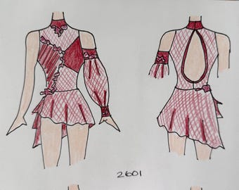 Style 2601 - Lyrical costume with BLING! Any color