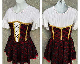 style 2507 - Pirate Inspired Ice Skating Dress with BLING!!