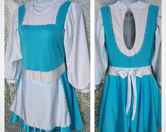 Style 2506 - Belle inspired skate dress with BLING