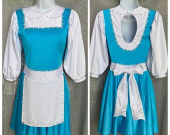 Style 2506 - Belle inspired skate dress with BLING