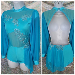 style 2310 - Lyrical Dance Costume with BLING!! ANY COLOR!!