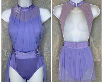 style 2406 - Dance costume with  BLING!! Any color!