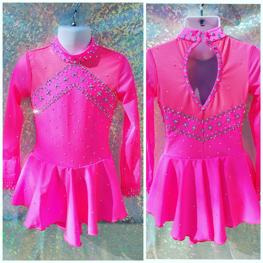 Style 8811 Childs Skate Costume With BLING Any Color Etsy