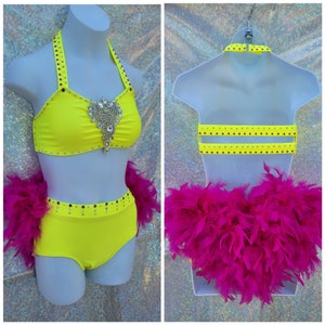 style 2209 Child&#39;s Jazz Dance Costume with BLING!! Any color combo!