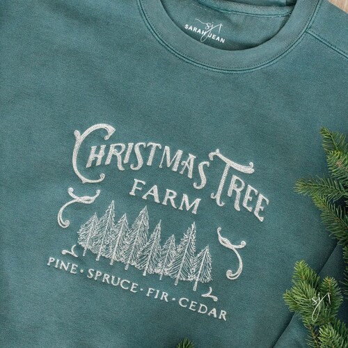Vintage Christmas Tree Farm Comfort 