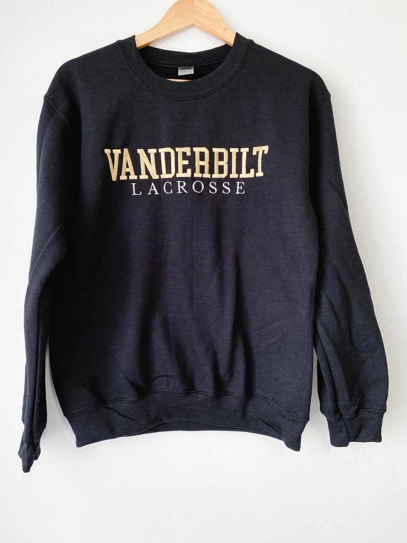 block letter sweatshirt