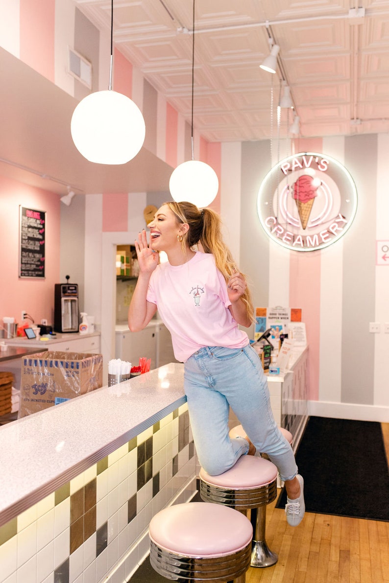 Sundae Funday Long Sleeve Romper main image 1