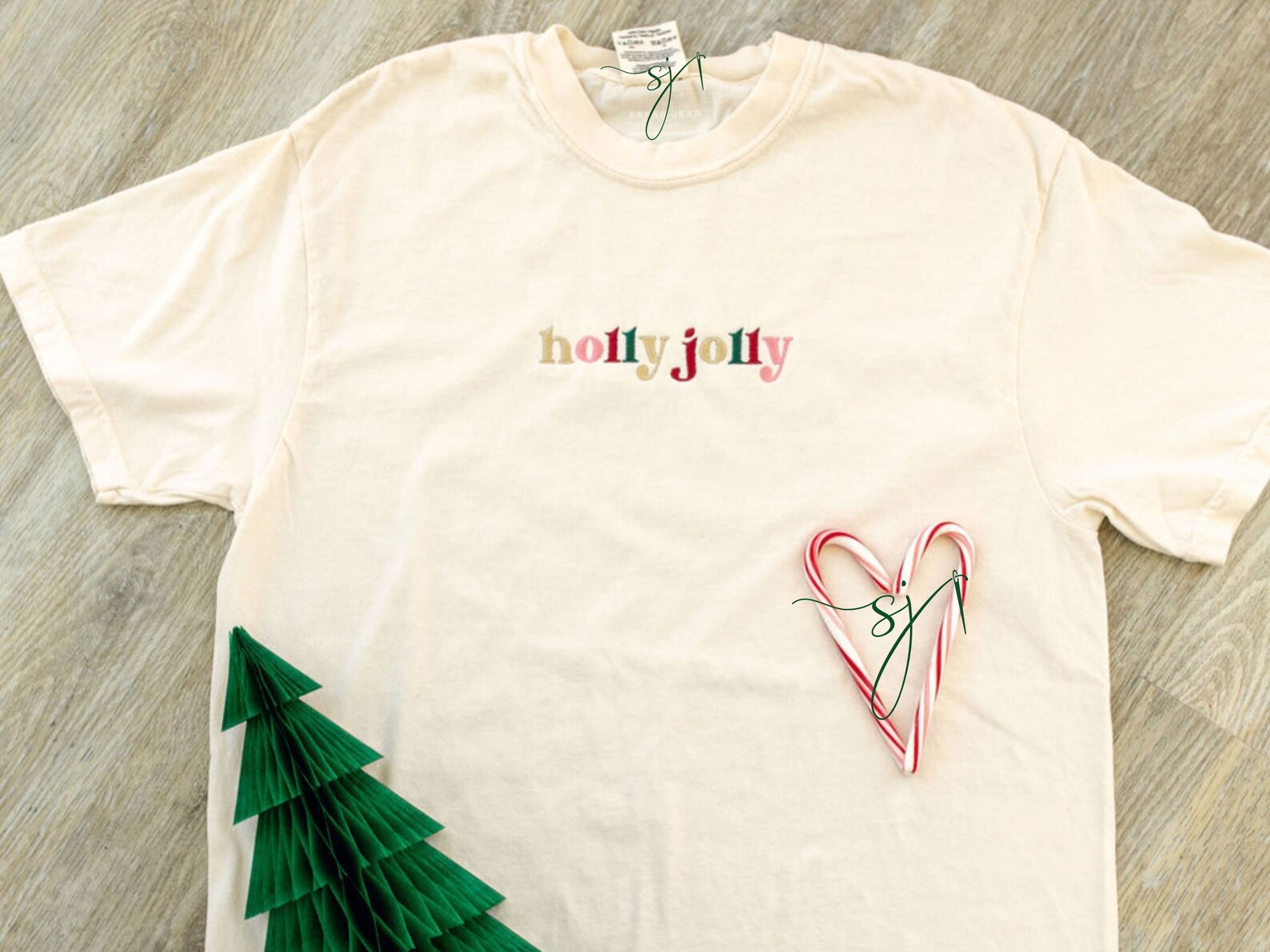 Holly Jolly Patchwork Crewneck main image 1