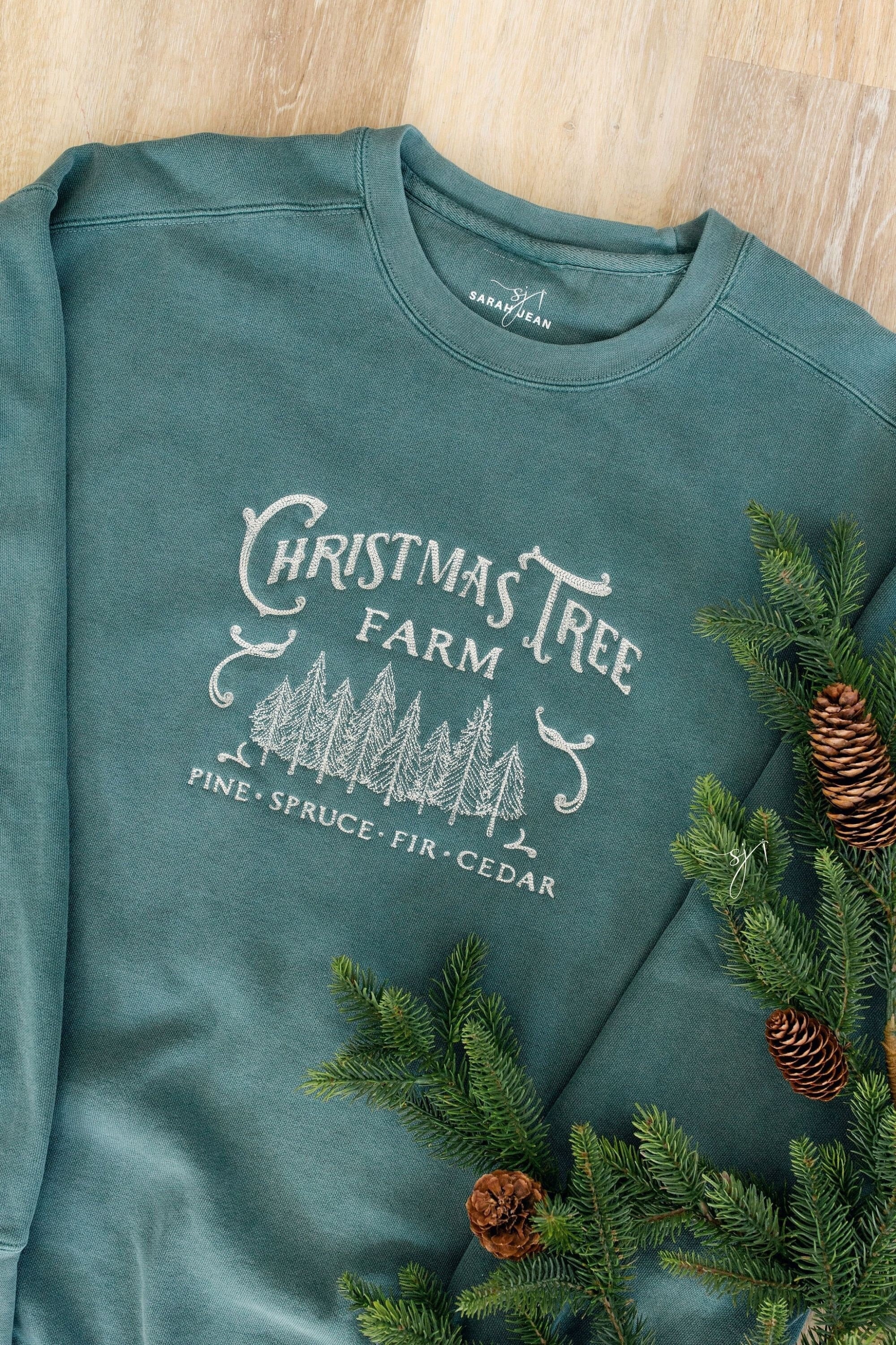 Vintage Christmas Tree Farm Comfort 