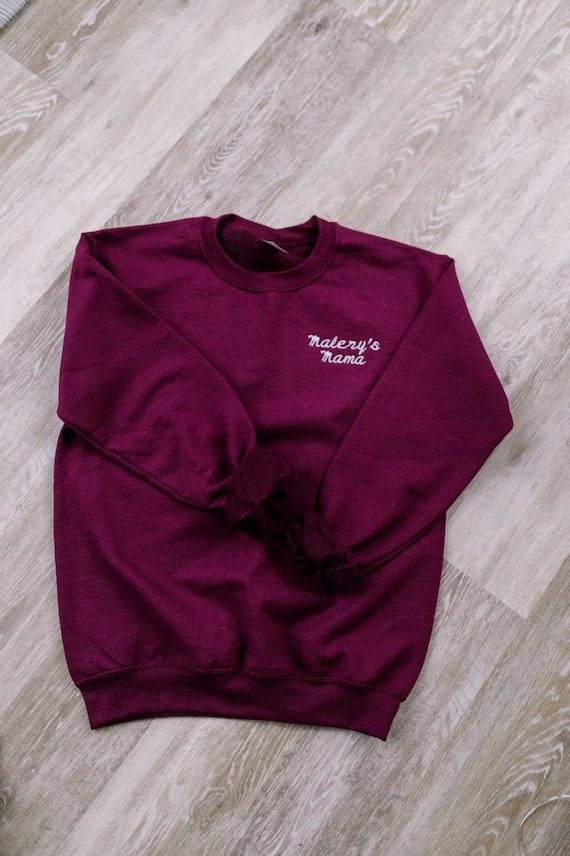 Mom embroidered sweatshirt Outlet