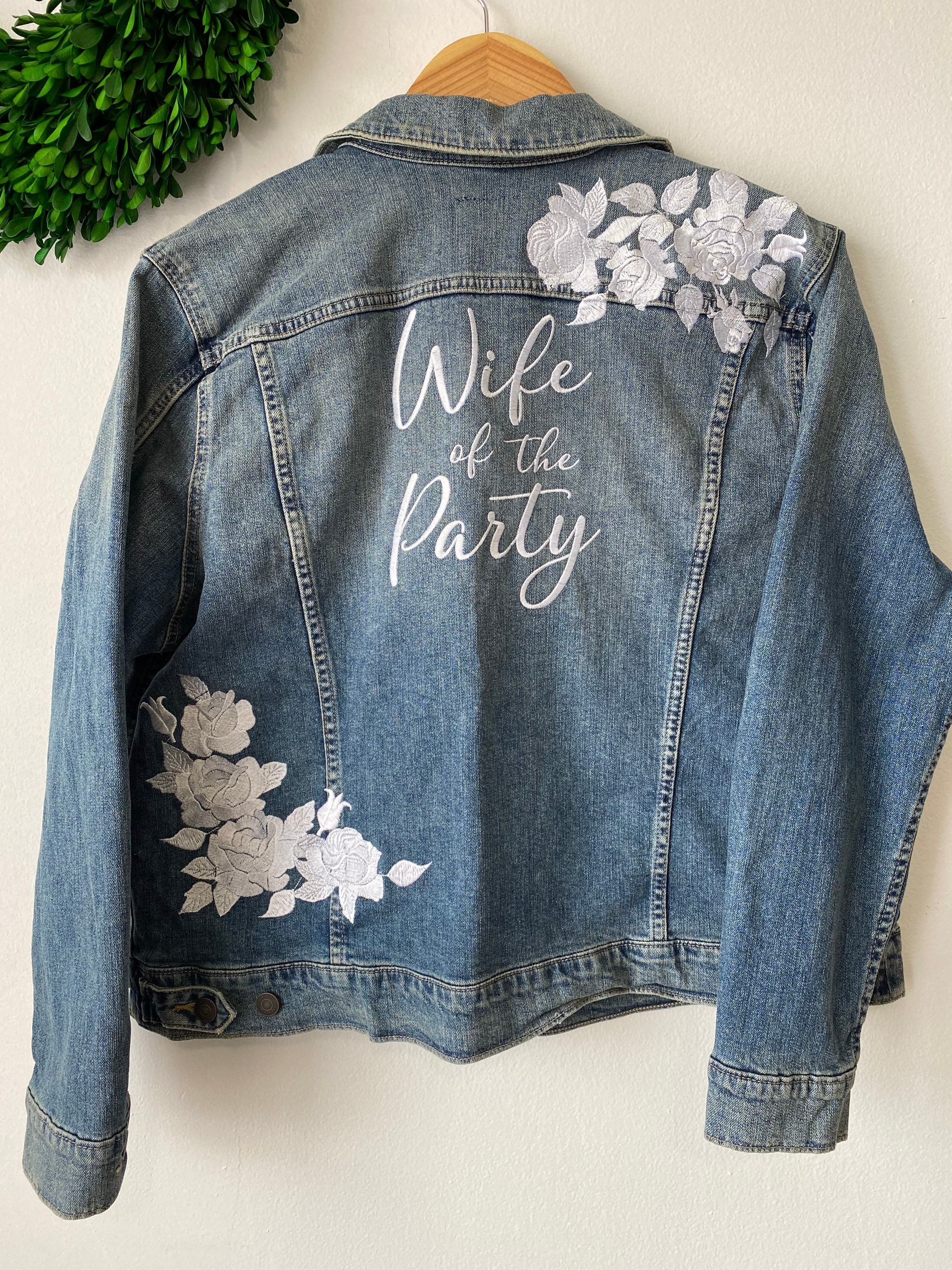 Wife of the party jean cheap jacket