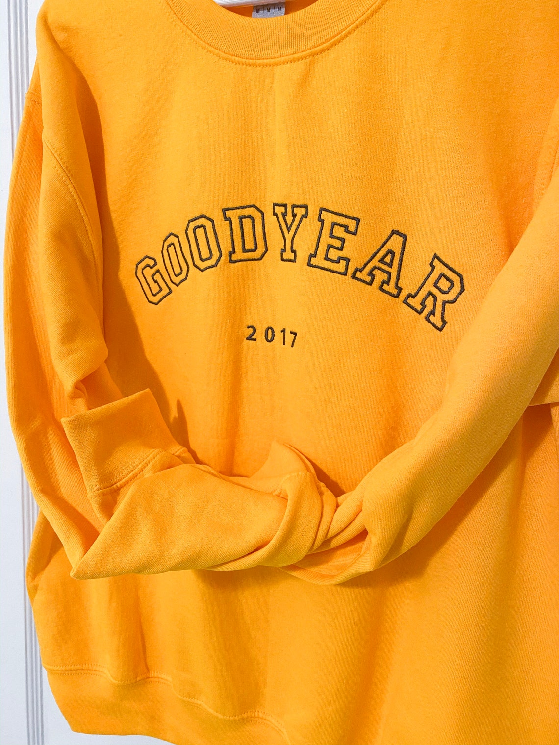 block letter sweatshirt
