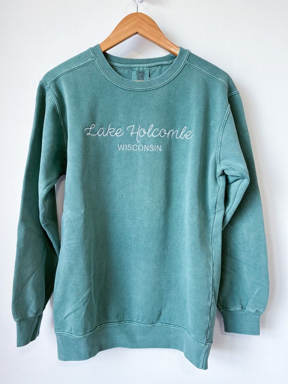 Cursive Custom Embroidered Comfort Colors Sweatshirt, College University  Law School Crewneck, Personalize Sorority, Sport Athletic 