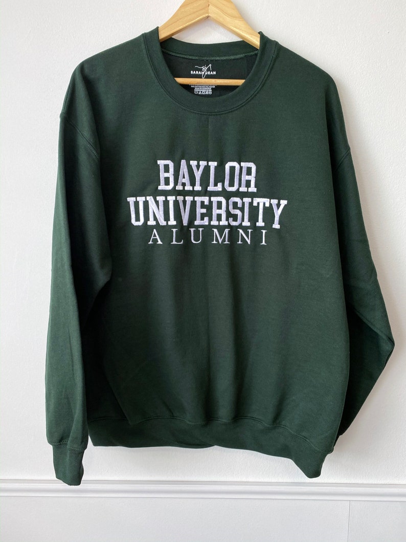 block letter sweatshirt
