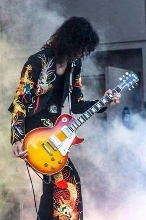 Jimmy Page ステージ衣装　ボトムス　LED ZEPPELIN Jimmy Page ステージ衣装 ボトムス LED ZEPPELIN - メルカリ
