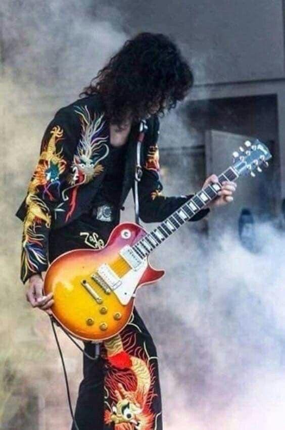 Jimmy Page Led Zeppelin Dragon Suit Replica Stagewear With