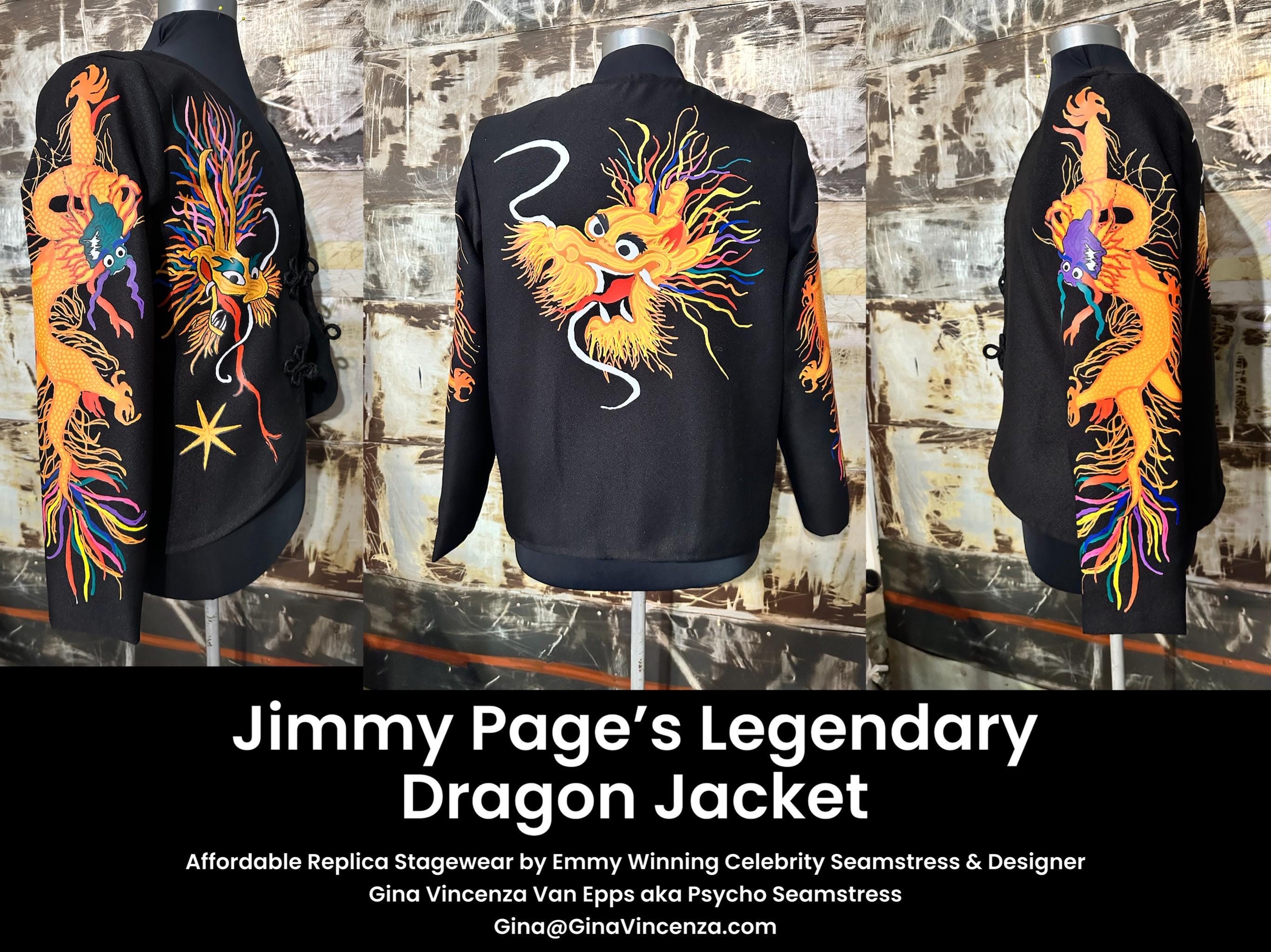 ジミー・ペイジのレッド・ツェッペリン・ドラゴンスーツのレプリカ