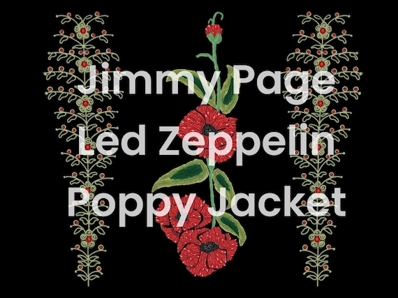 Jimmy Page Led Zeppelin Poppy Jacket Replica Stagewear