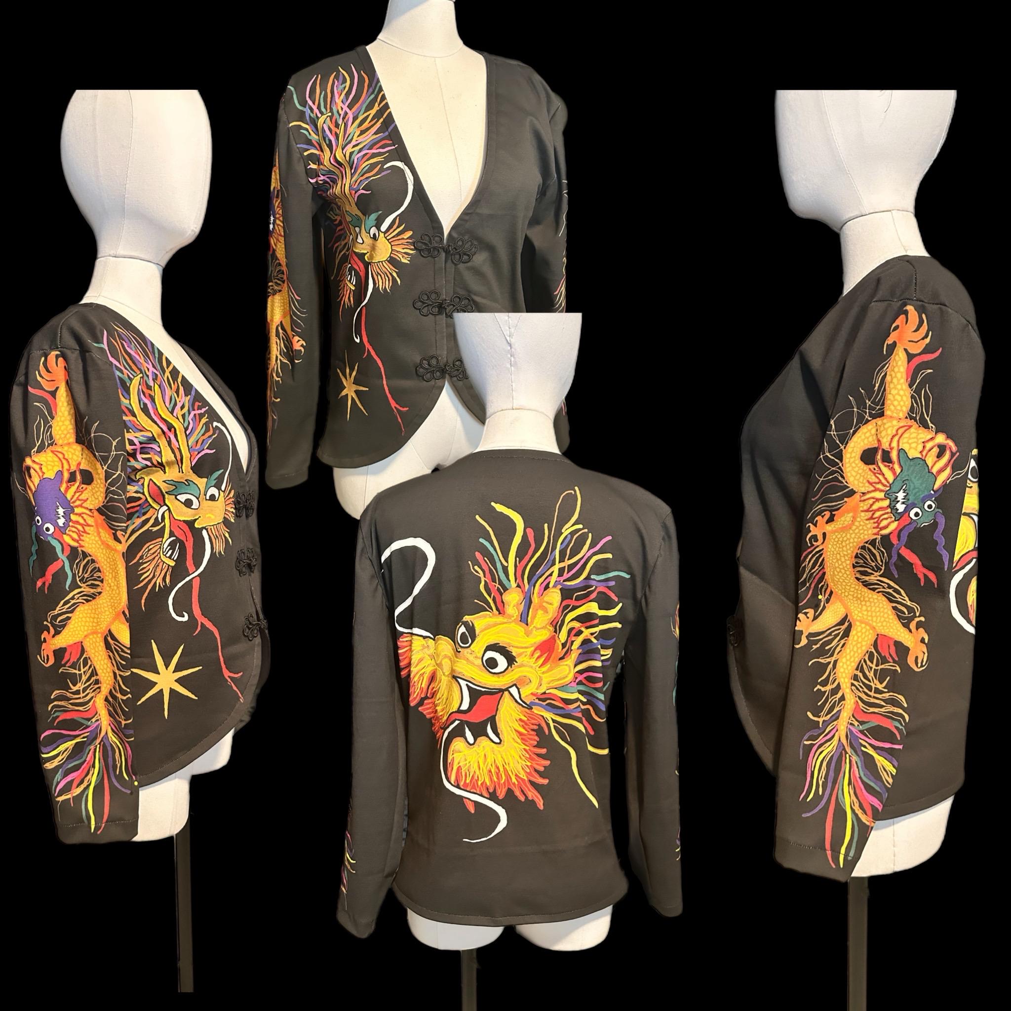 4 Piece Set, Dragon Suit, Poppy Jacket and Celestial / Moon