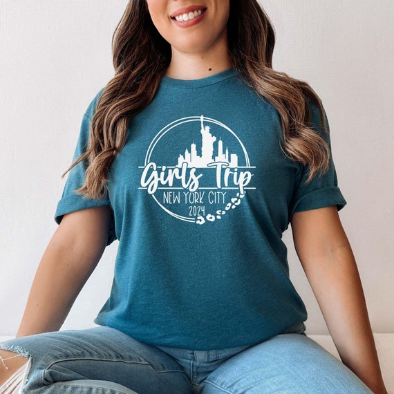 Camiseta de viaje de chicas a Nueva York 2024 camiseta de viaje de chicas a Nueva