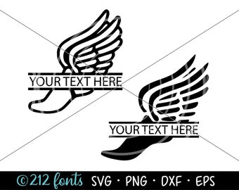 Track and Field SVG Hawks Track Shoe Download File Cross - Etsy