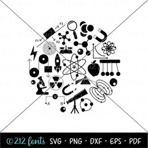 物理学 SVG、物理学教師 PNG、物理学 科学 svg、デジタル物理学アート、科学グラフィックス、物理学者カットファイル、物理学 SVG、物理学 png