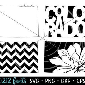 Colorado Outline Map PNG, Colorado SVG Silhouette Map, Digital Colorado ...