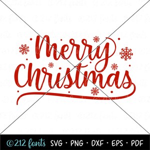Merry Christmas Graphic, Holiday (svg, png, eps, dxf) (Digital Download)