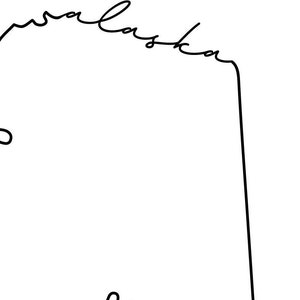 Alaska Map Outline: SVG, PNG, JPG, Clipart (digital Download) - Etsy