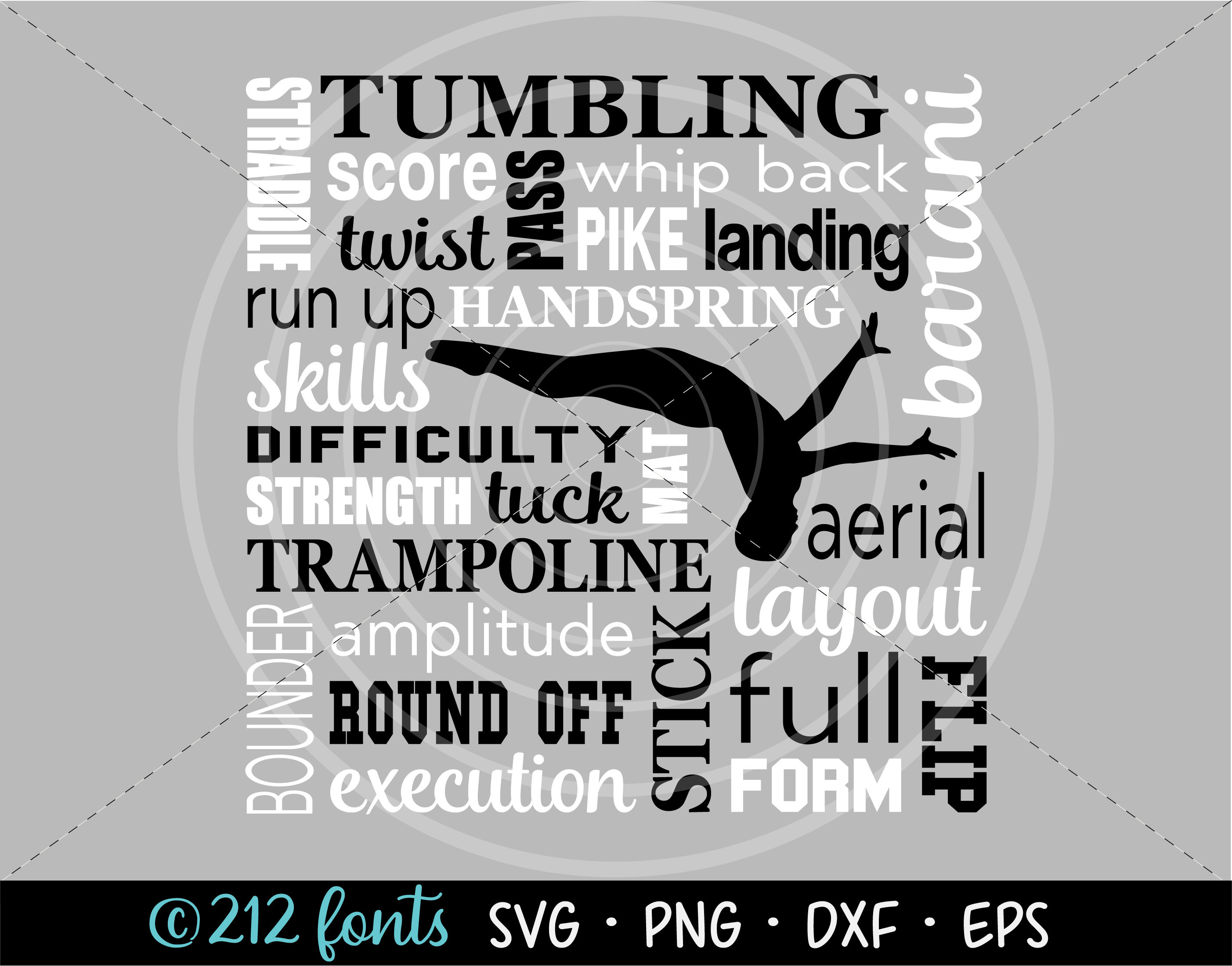 Wordcard for tumble with boy tumbling 303346 Vector Art at Vecteezy