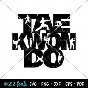 Boy's Tae Kwon Do SVG, Taekwondo Png, Jpg & SVG format, Digital taekwondo Art, martial arts Graphics, Boys tae kwon do letters Cut File DXF