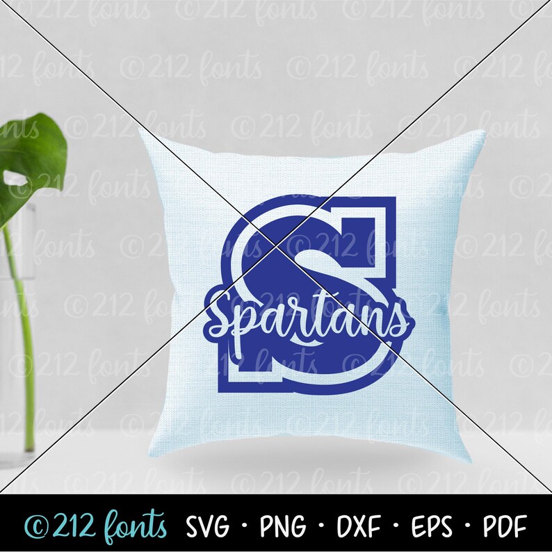 Spatans Cursive Spartans Mascot SVG Pack: School Team Graphics (digital Download) - Etsy