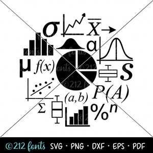 Statistik Mathematik SVG, Statistik Lehrer Png, Mathematik Schnittdatei, digitale Math Kunst, Statistiker Schnittdatei DXF, Statistik Professor Shirt