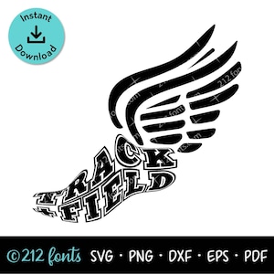 Track and Field Shoe Graphic (Digital Download - svg, png, jpg, dxf)