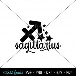 Boogschutter sterrenbeeld illustraties, Boogschutter symbool Png SVG Jpg, digitale Boogschutter DFX-bestand, Zodiac Graphics, Boogschutter EPS-bestanden knippen