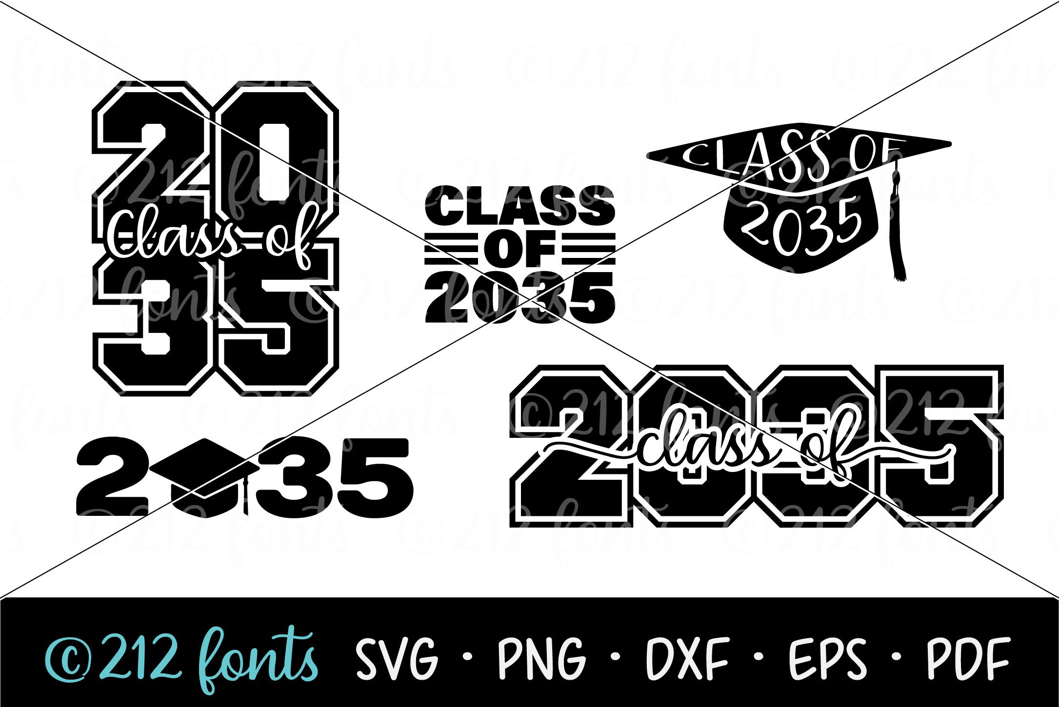 Class of 2035 Graduation Clip Art, Year Graphics (digital Download) - Etsy