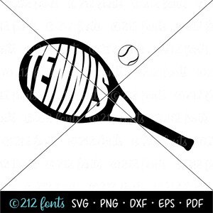 Arte de palavra de raquete de tênis, Raquete de tênis Png, Formato Jpg Svg, Arte de equipe de tênis digital, Gráfico de treinador de tênis, Arquivo de corte de tênis, Palavra de tênis DXF