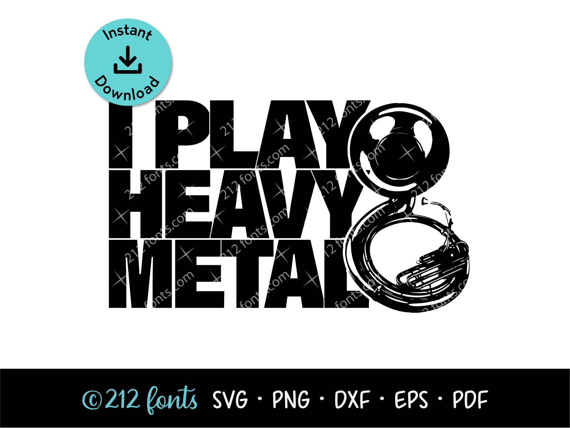 Heavy Metal Sousaphone Player Graphic (svg, Png, Jpg, Eps) - Etsy