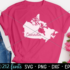 Canada Flag and Country Svg Pack, Canada SVG, Canada Maps Silhouette ...