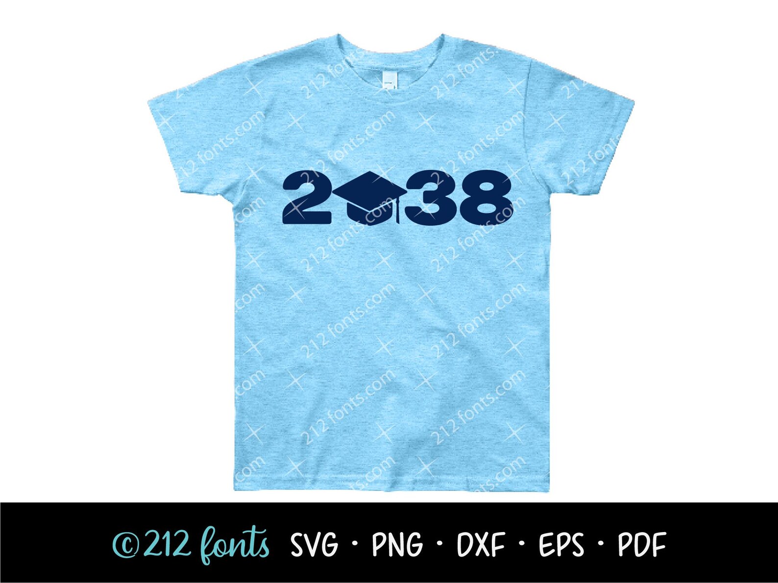 Class of 2038 SVG, '38 Senior Graduation Graphics, Cut File (digital ...