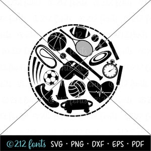 PE Teacher SVG: Physical Education Graphics (Digital Download)